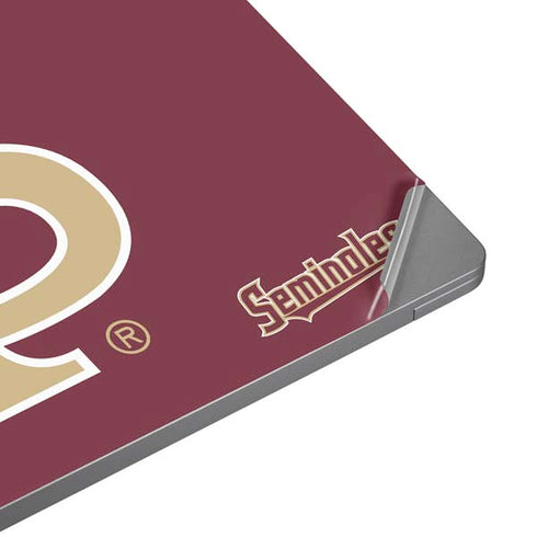 Florida State FSU Seminoles Initials Universal Laptop 16in (13 x 9.4in) Skin